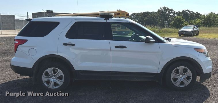 image for item EJ7591 2014 Ford Explorer Police interceptor SUV