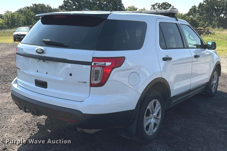 image for item EJ7591 2014 Ford Explorer Police interceptor SUV