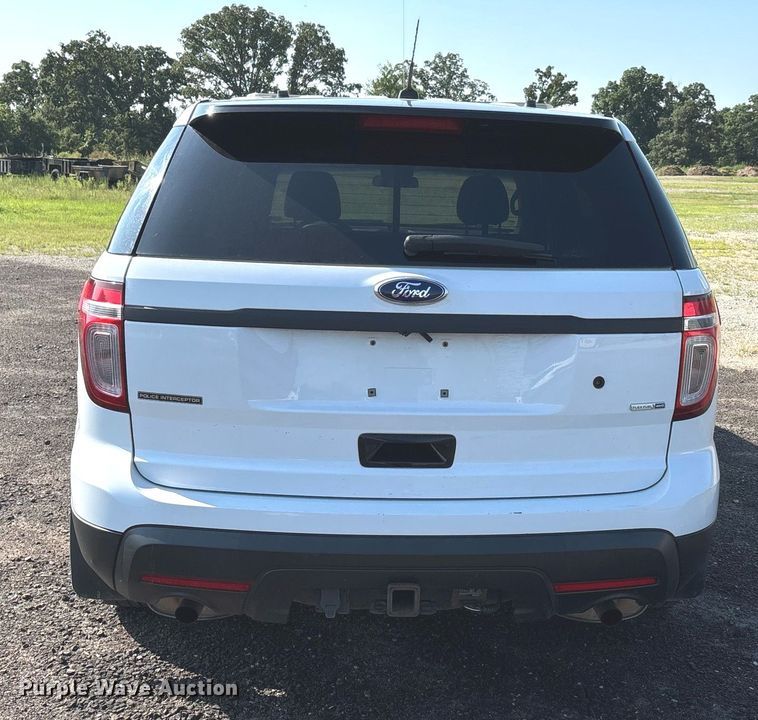 image for item EJ7591 2014 Ford Explorer Police interceptor SUV
