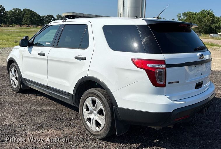 image for item EJ7591 2014 Ford Explorer Police interceptor SUV