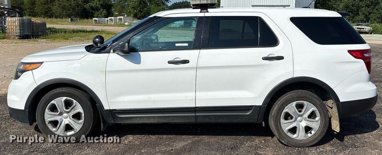 image for item EJ7591 2014 Ford Explorer Police interceptor SUV