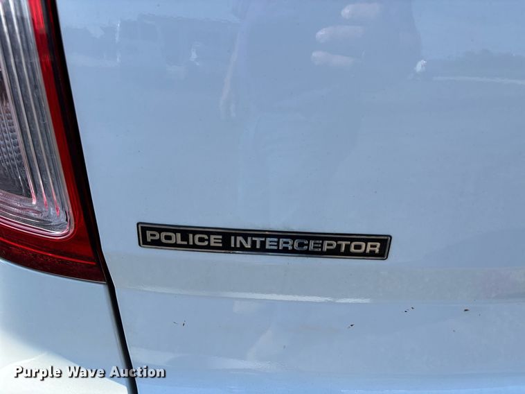 image for item EJ7591 2014 Ford Explorer Police interceptor SUV