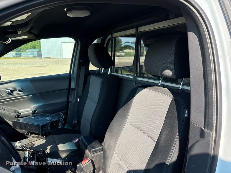 image for item EJ7591 2014 Ford Explorer Police interceptor SUV