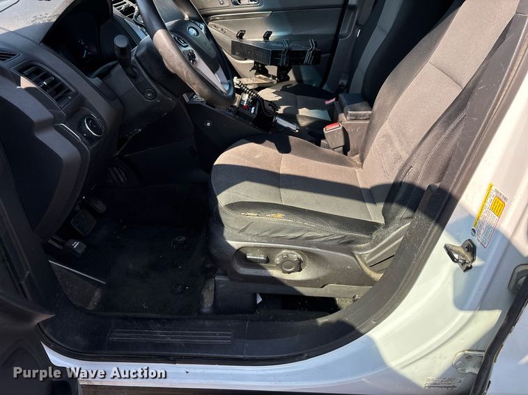 image for item EJ7591 2014 Ford Explorer Police interceptor SUV