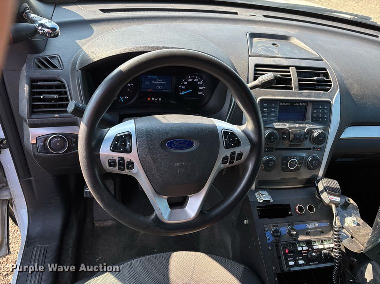image for item EJ7591 2014 Ford Explorer Police interceptor SUV