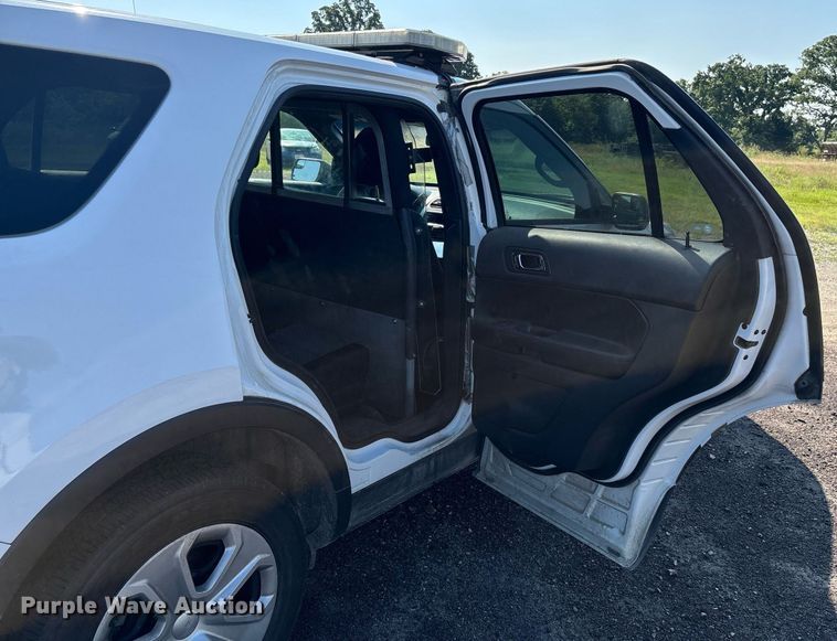 image for item EJ7591 2014 Ford Explorer Police interceptor SUV
