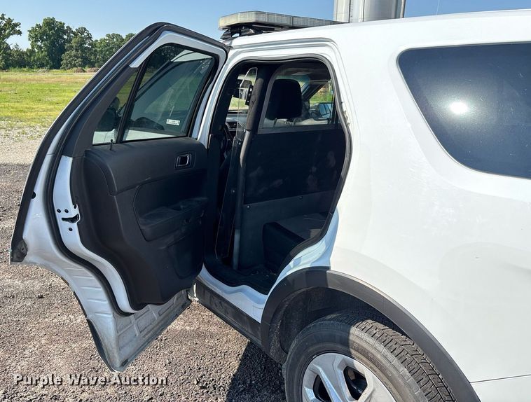 image for item EJ7591 2014 Ford Explorer Police interceptor SUV