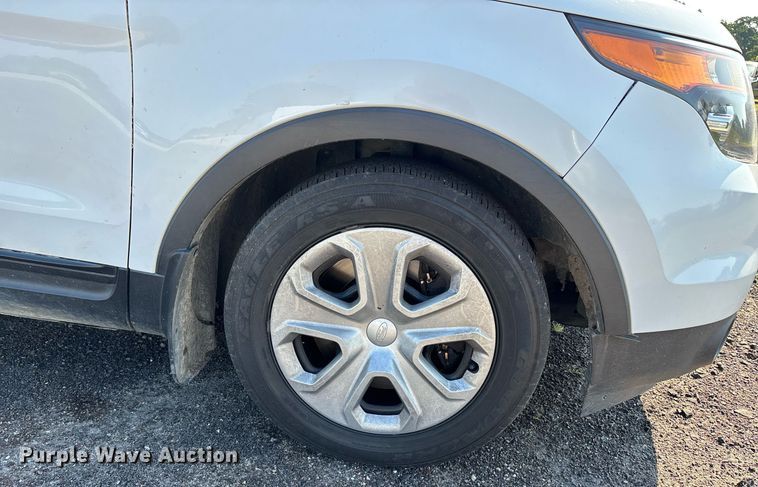 image for item EJ7591 2014 Ford Explorer Police interceptor SUV