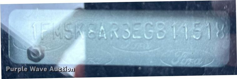 image for item EJ7591 2014 Ford Explorer Police interceptor SUV