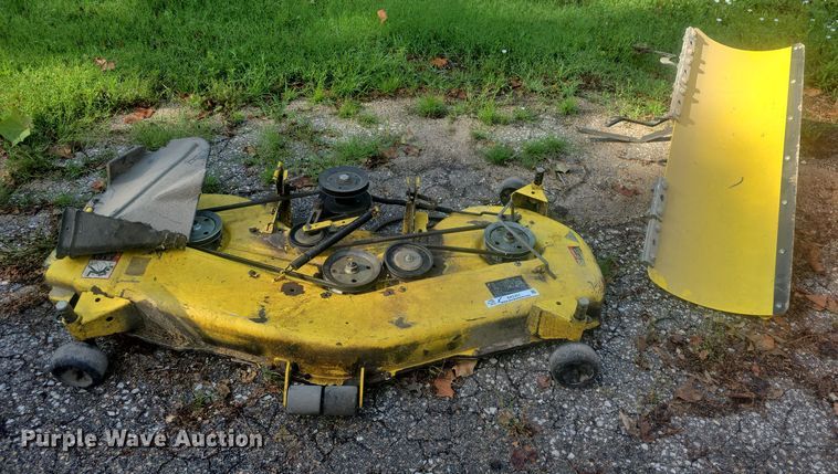 image for item EK5351 (2) John Deere lawn mower attachments