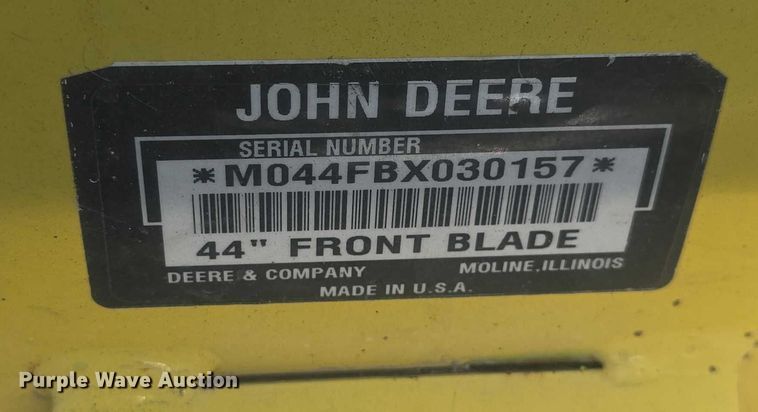 image for item EK5351 (2) John Deere lawn mower attachments