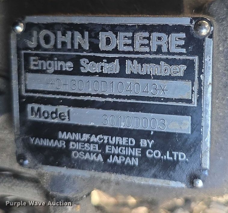 image for item EK5353 2002 John Deere 1435 lawn mower