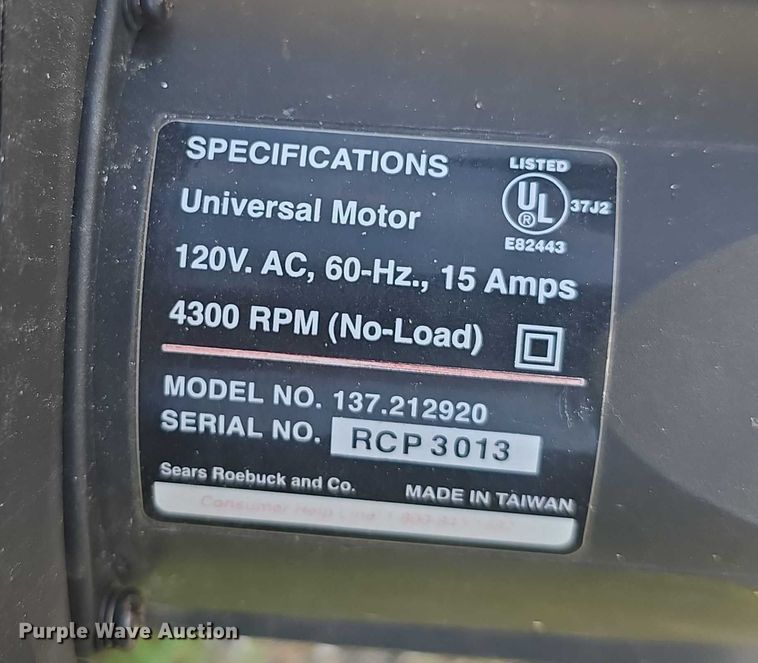 image for item EK5355 (2) Craftsman shop tools