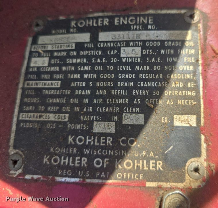 image for item EK5357 Kohler 5RMK61  light plant