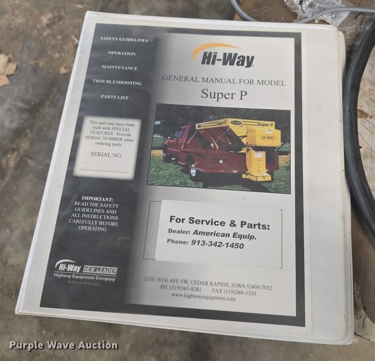 image for item EK5359 Hi-Way Super P spreader