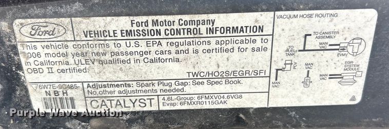 image for item EK8248 2006 Ford Crown Victoria Police Interceptor  