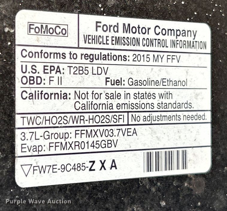 image for item EK8249 2015 Ford Taurus Police Interceptor  