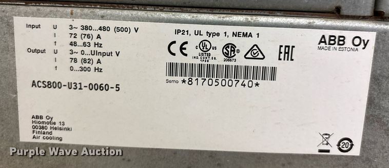 image for item EL2111 (4) ABB low voltage variable frequency drives