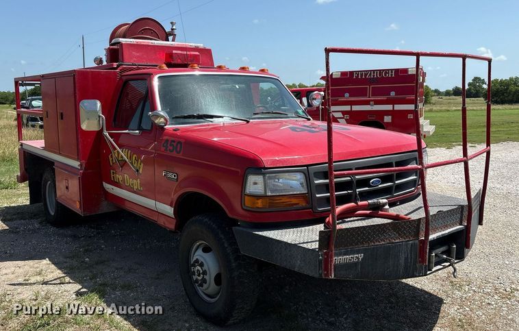 image for item EL2130 1995 Ford F350 XL brush fire truck