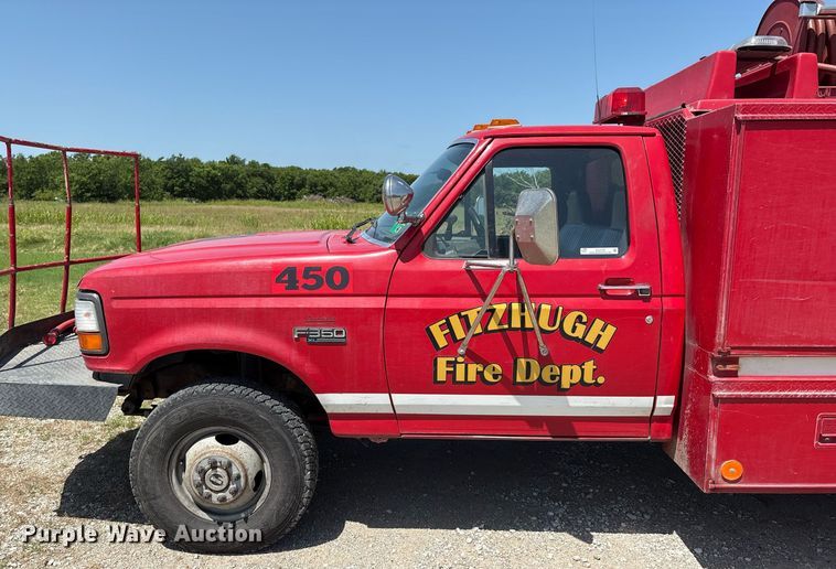 image for item EL2130 1995 Ford F350 XL brush fire truck