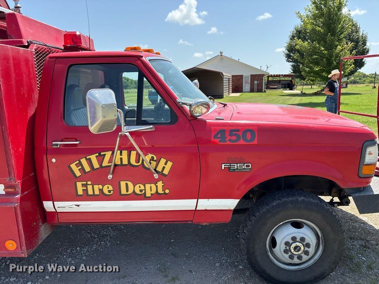 image for item EL2130 1995 Ford F350 XL brush fire truck