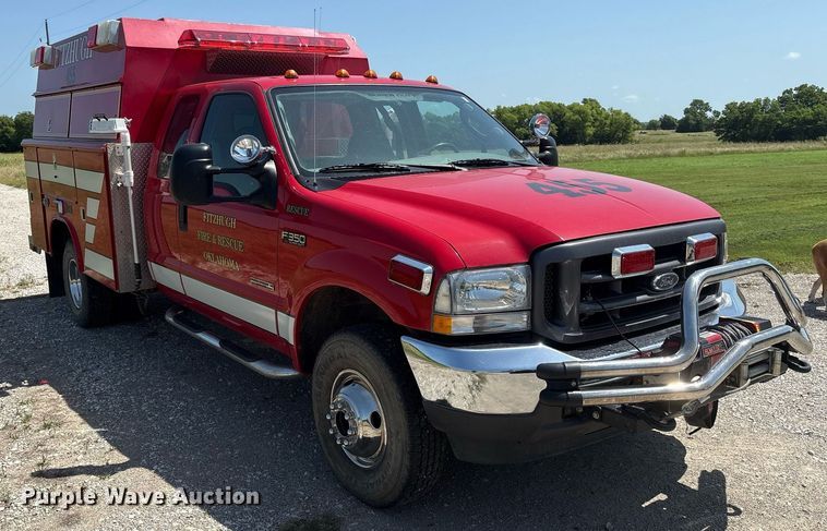 image for item EL2131 2004 Ford F350 Super Duty brush fire truck