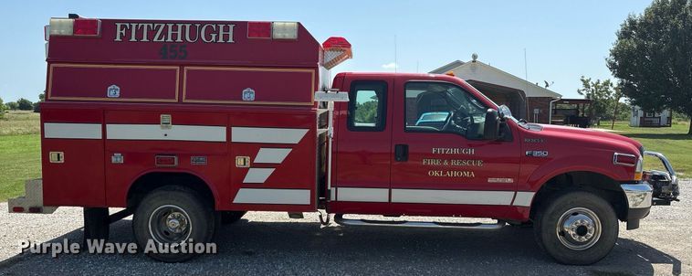 image for item EL2131 2004 Ford F350 Super Duty brush fire truck