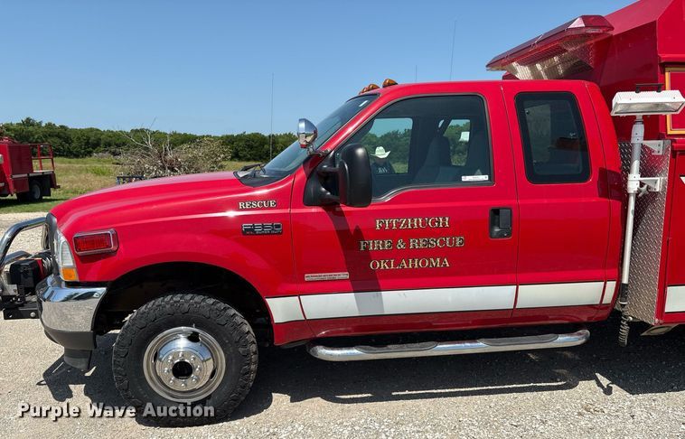 image for item EL2131 2004 Ford F350 Super Duty brush fire truck