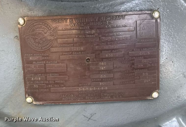 image for item EM2008 1944 Beech 18/RC-45J airplane