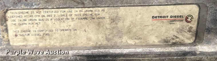 image for item EM2009 Detroit Diesel Series 60 engine