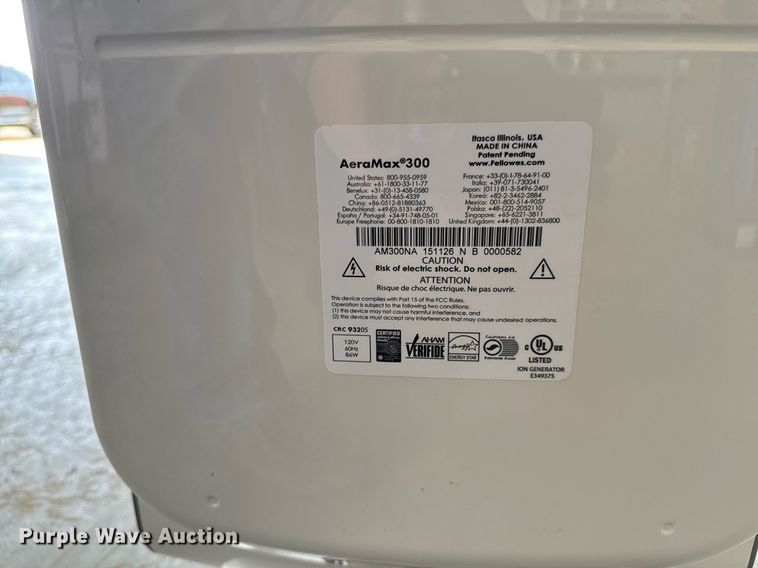 image for item EM2024 (2) air purifiers