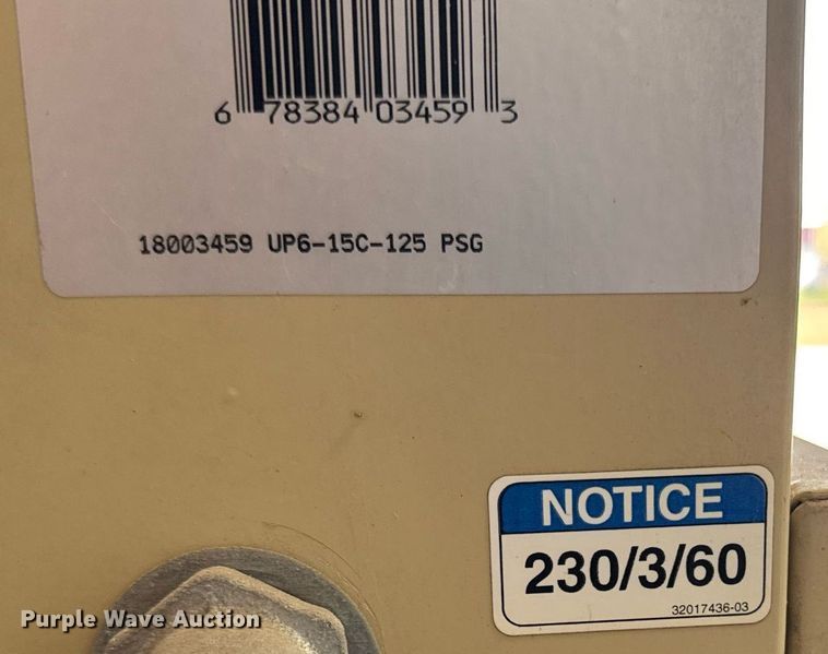 image for item EM2026 Ingersoll Rand UP6-15C-125 PSG air compressor