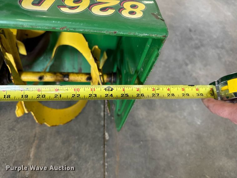 image for item EM2028 John Deere 826D snow blower