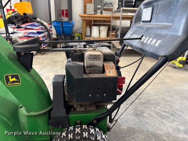 image for item EM2028 John Deere 826D snow blower
