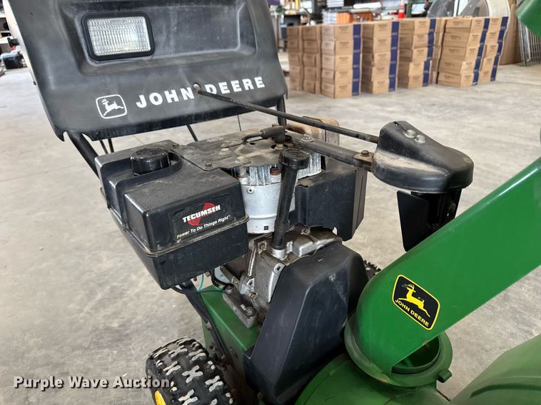 image for item EM2028 John Deere 826D snow blower