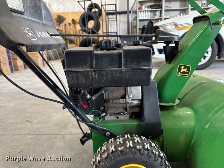 image for item EM2028 John Deere 826D snow blower