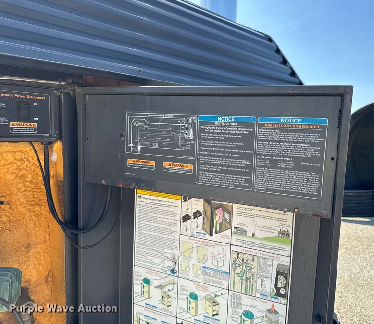 image for item EM2052 2006 Central broiler CL6048 wood burning outdoor furnace