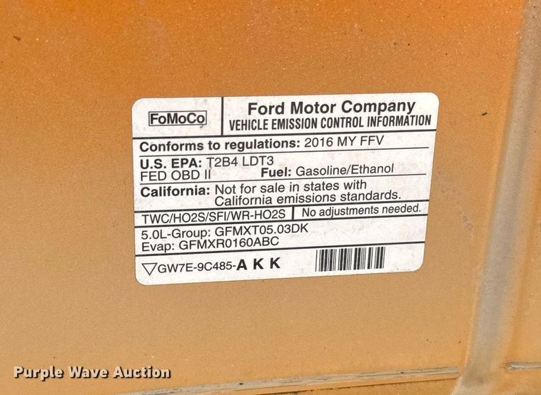 image for item EM2074 2016 Ford F150 XL SuperCab pickup truck