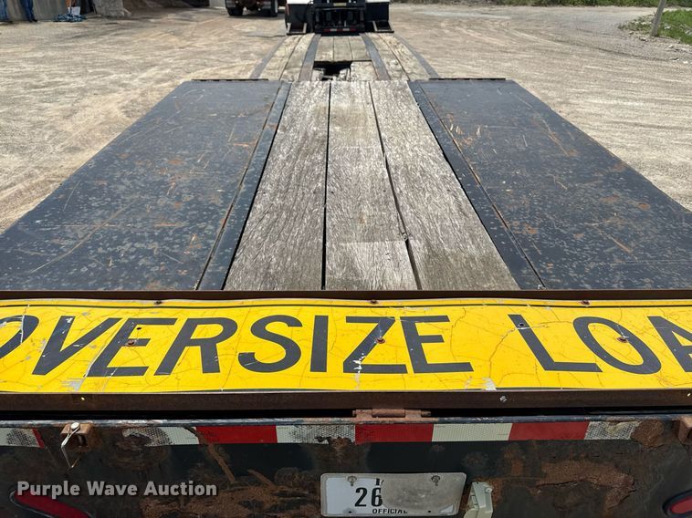 image for item EM2076 2013 Dynaweld LB52-24DPS lowboy equipment trailer