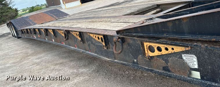 image for item EM2076 2013 Dynaweld LB52-24DPS lowboy equipment trailer