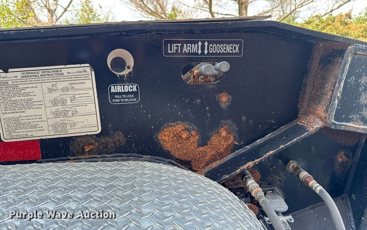 image for item EM2076 2013 Dynaweld LB52-24DPS lowboy equipment trailer