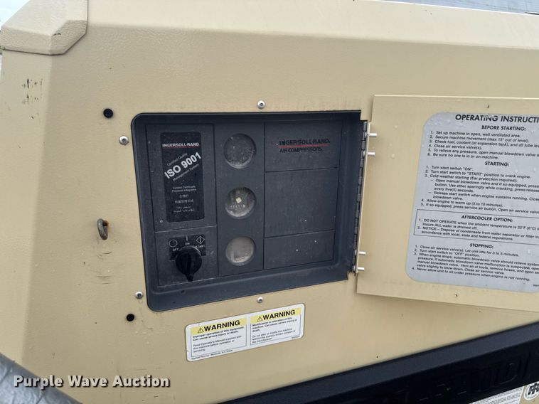 image for item EM2081 Ingersoll Rand P185WJD air compressor
