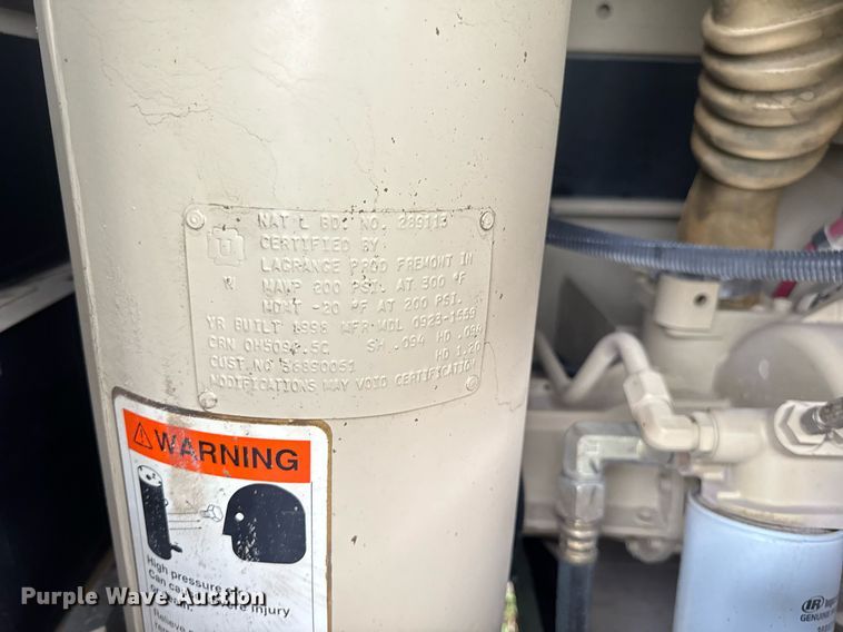 image for item EM2081 Ingersoll Rand P185WJD air compressor