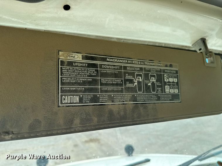 image for item EM2096 1997 Ford LT9513 dump truck