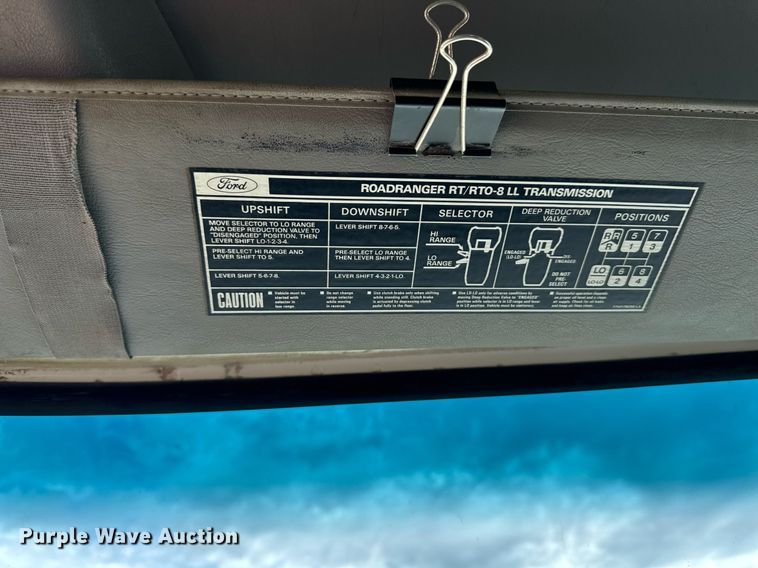 image for item EM2097 1997 Ford LT9513 dump truck