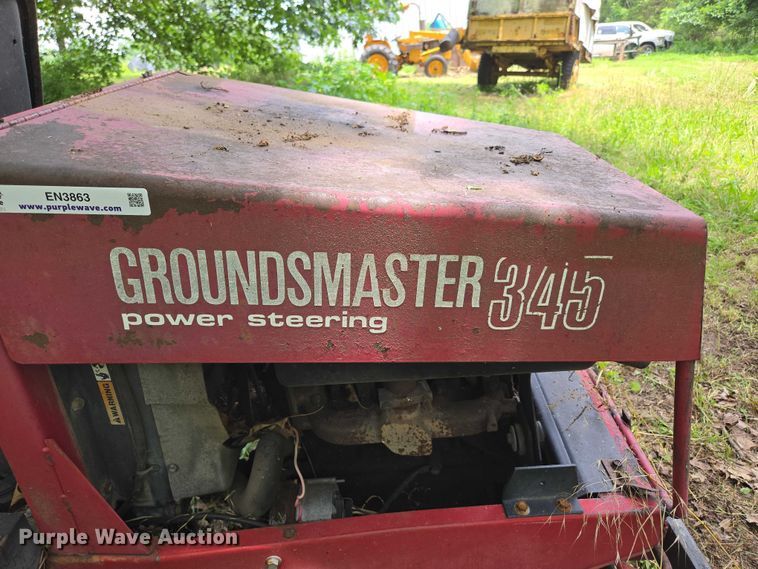 image for item EN3863 Toro Groundsmaster 345 lawn mower