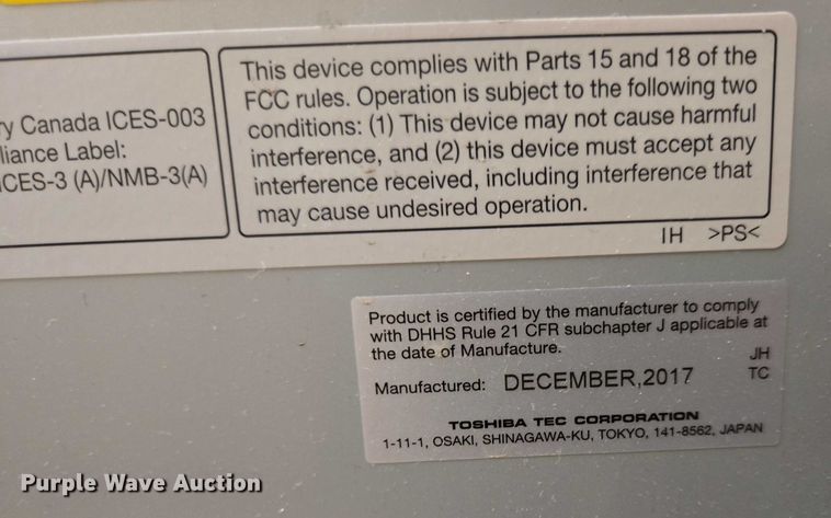 image for item EN3864 Toshiba e-studio4505AC printer