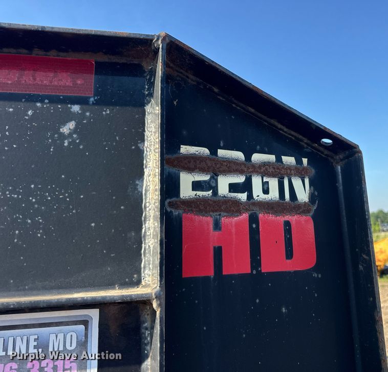 image for item EN4566 2016 Big Tex 22GN-25BK+5MR equipment trailer