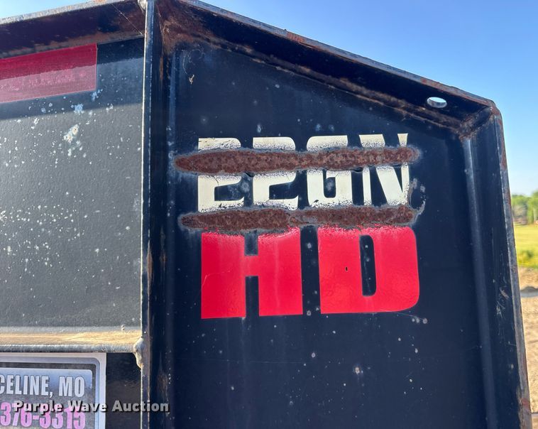 image for item EN4566 2016 Big Tex 22GN-25BK+5MR equipment trailer