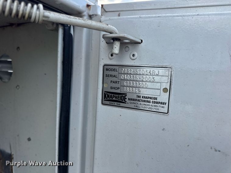 image for item EN4586 2003 Ford F450 Super Duty XL utility / service truck